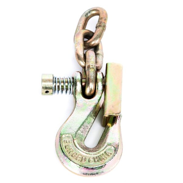 PORTABLE WINCH Grab Hook with Latch & 3 Chain Links