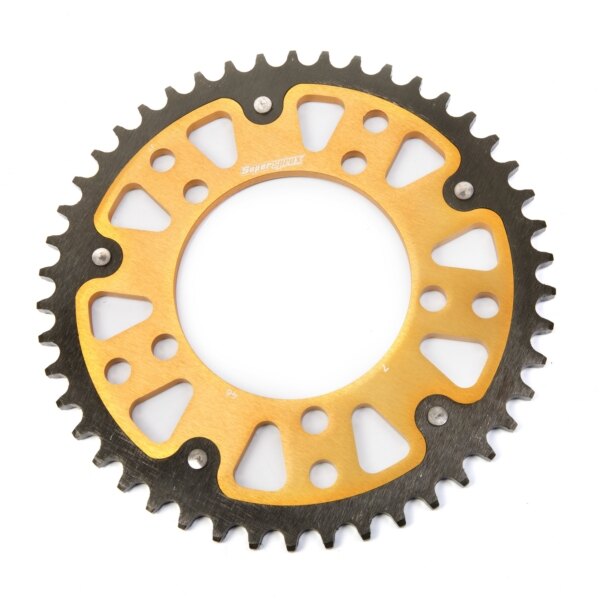 Supersprox Drive Sprocket Fits BMW Rear Gold Steel, Aluminum 525 47