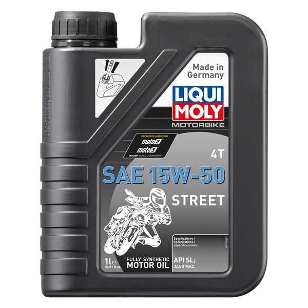 Liqui Moly Oil 4T Synthetic Street 15W50 1 L / 0.26 G