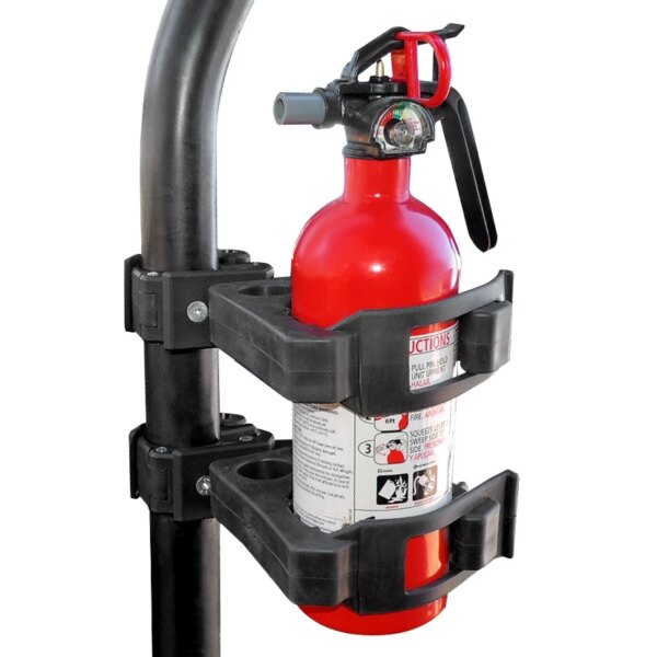 OUTDOORS Universal Fire Extinguisher Rack Mount with Grips