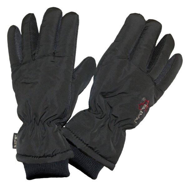 NAT'S Polyester Winter Gloves Men M Black
