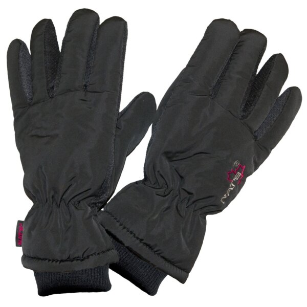 NAT'S Polyester Winter Gloves Women S Black