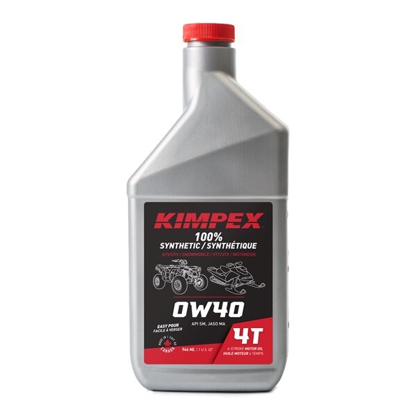 Kimpex 4 S100 0W40 Snowmobile/ATV Engine Oil 0W40