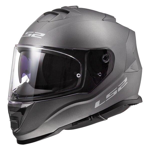 LS2 Assault Full Face Helmet Solid Color Summer M Matte Titanium