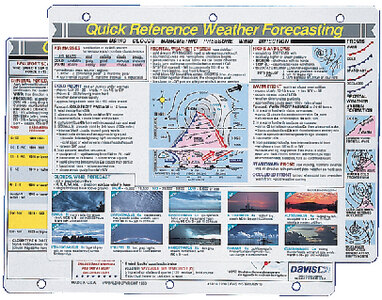 WEATHER FORECASTING REFERENCE CARD (DAVIS INSTRUMENTS)