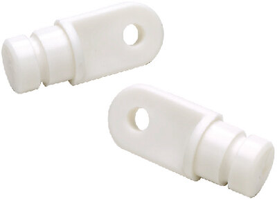 Seachoice Plastic External Eye Ends For Canopy Top - Black, 7/8" OD, Pack Of 2