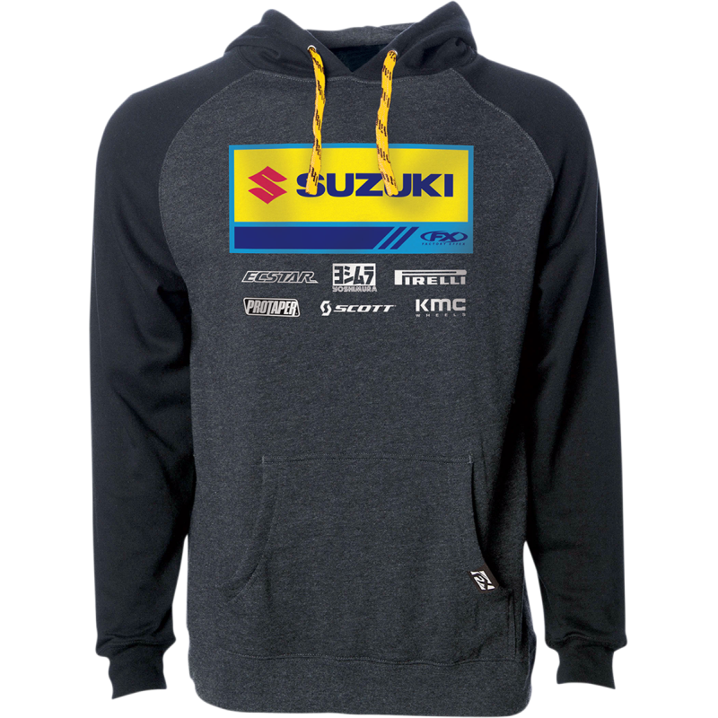 HOODY SUZ RACE21 CH/BK XL