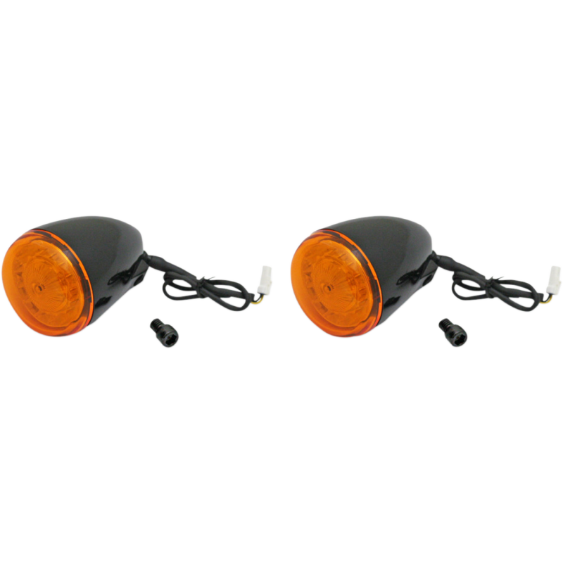 CLEAR LED BLINKERS W/ AMBER LED PAIR